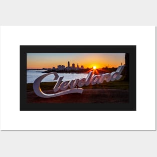 Cleveland Edgewater Script Posters and Art